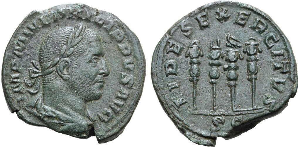Romeinse Rijk. Philip I (244-249 n.Chr.). Sestertius #2.1