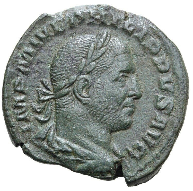 Romeinse Rijk. Philip I (244-249 n.Chr.). Sestertius #1.1