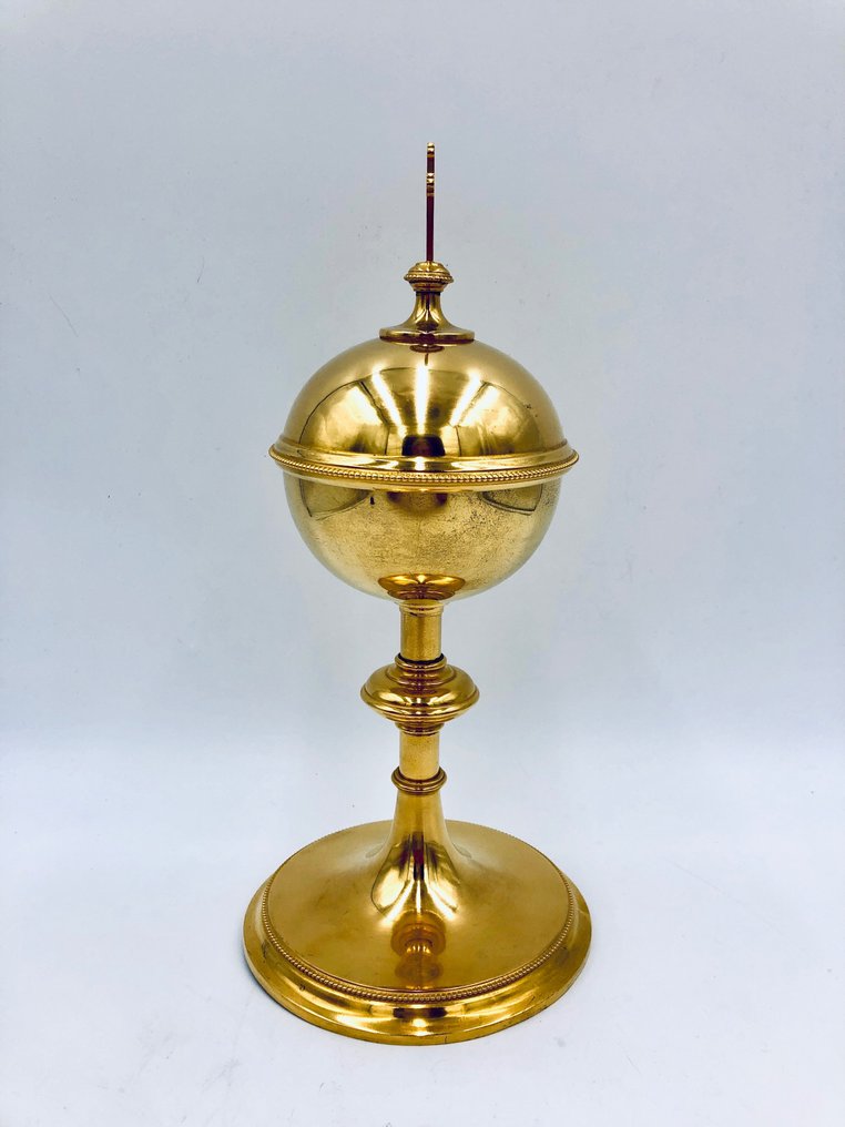  Ciboriu - metal auriu - 1900-1910  #1.2