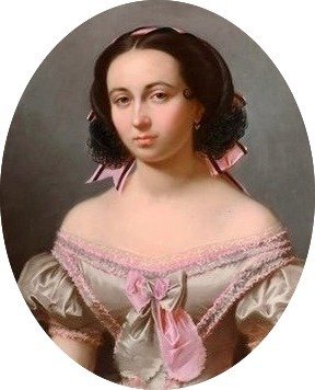Théodore Fantin-Latour (1805-1872/75) - Portrait d'une dame de qualité #1.1