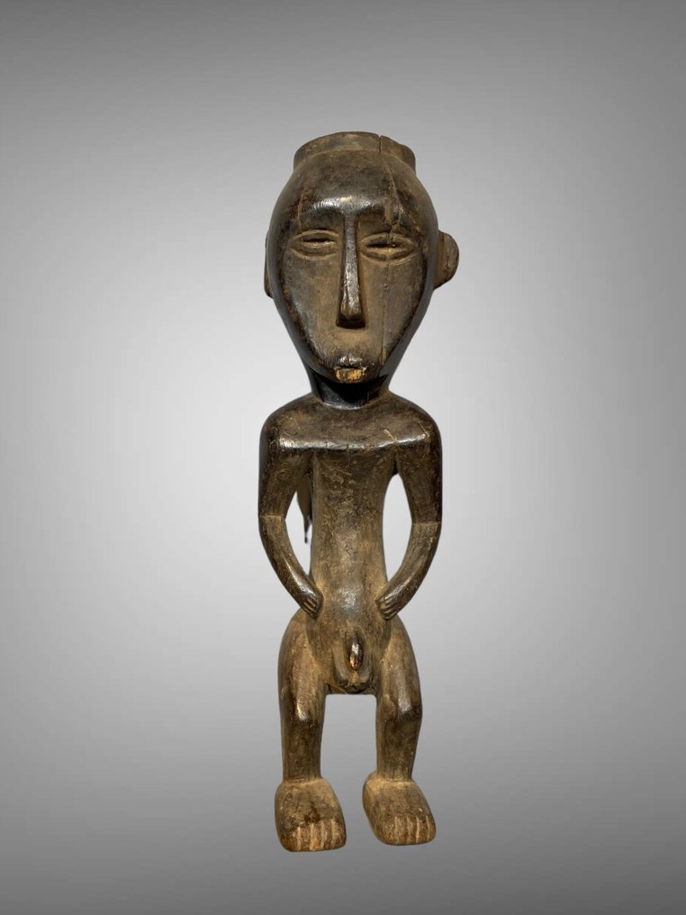 lelé skulptur (40 cm) - lelé skulptur (skåret) - den - DR Congo  (Ingen mindstepris) #1.1