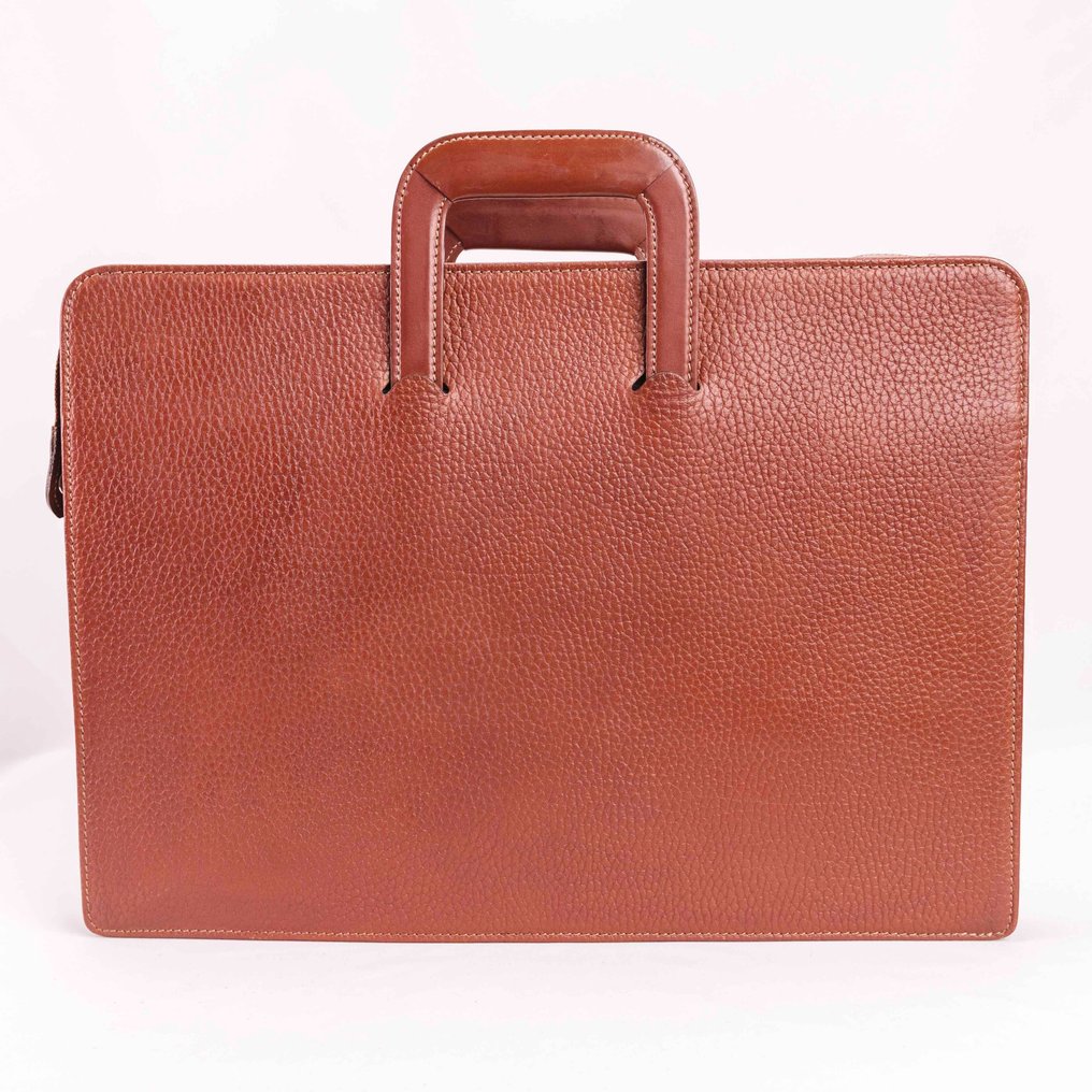 Burberrys - Soft Leather Brown Business bag - Handbag #2.1