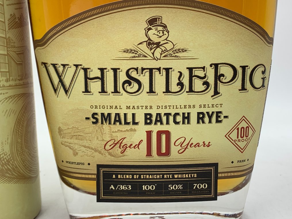 Whistlepig - 10yo Small Batch Rye & 12yo Old World Rye  - 700ml - 2 bottles #3.2
