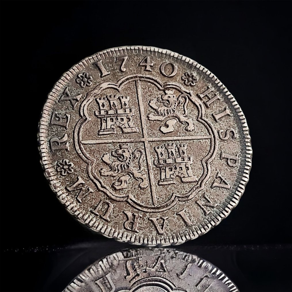 Hiszpania. Felipe V (1700-1746). 4 Reales 1740 Madrid JF #3.2