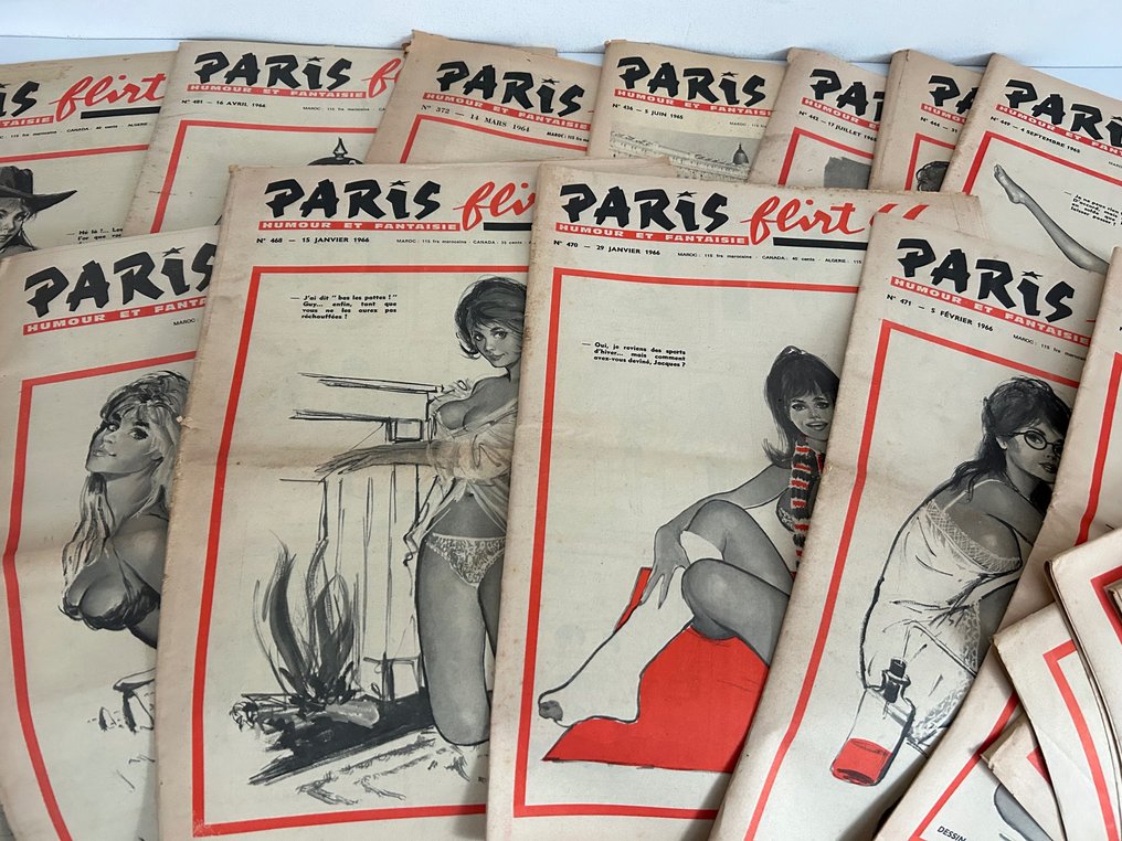 Paris Flirt - 18 Paris Flirt - 65 / 66 - Pin-Up Gourdon - Prevot B. - Denant - Hodges - Thibesart - Fradet - 1964-1966 #1.1