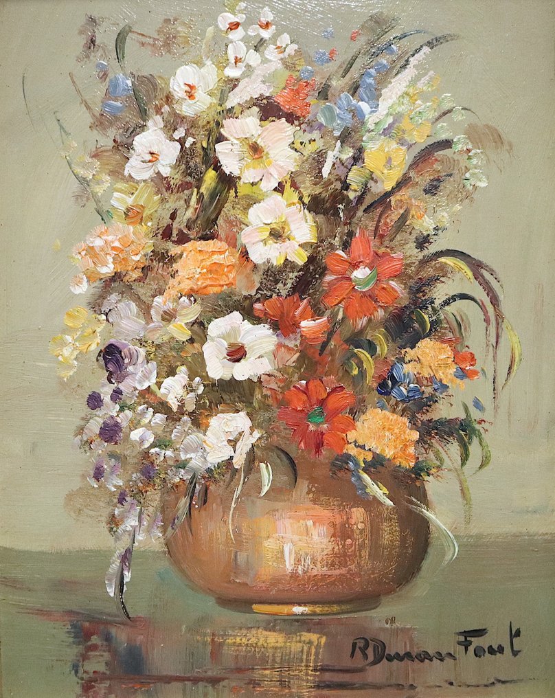 Ramon Duran Font (1939) - Bodegón de flores #1.1