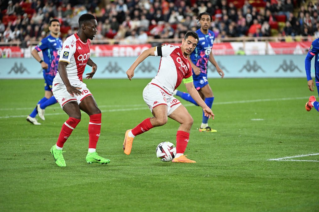 AS Monaco vs. LOSC Lille - Ligue 1 - Folarin Balogun - Jersey prepared and signed  #3.1