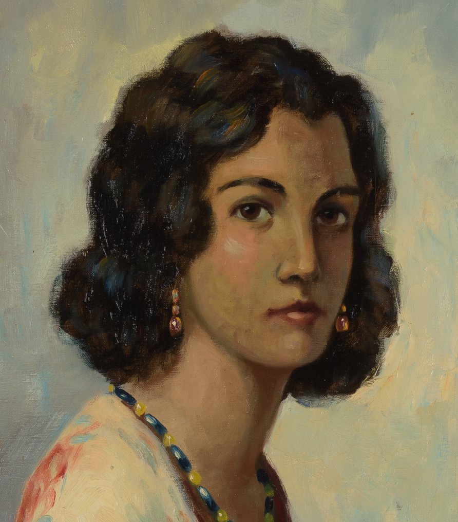 Cornelis de Kort (1910-1996) - Portret vrouw #1.3