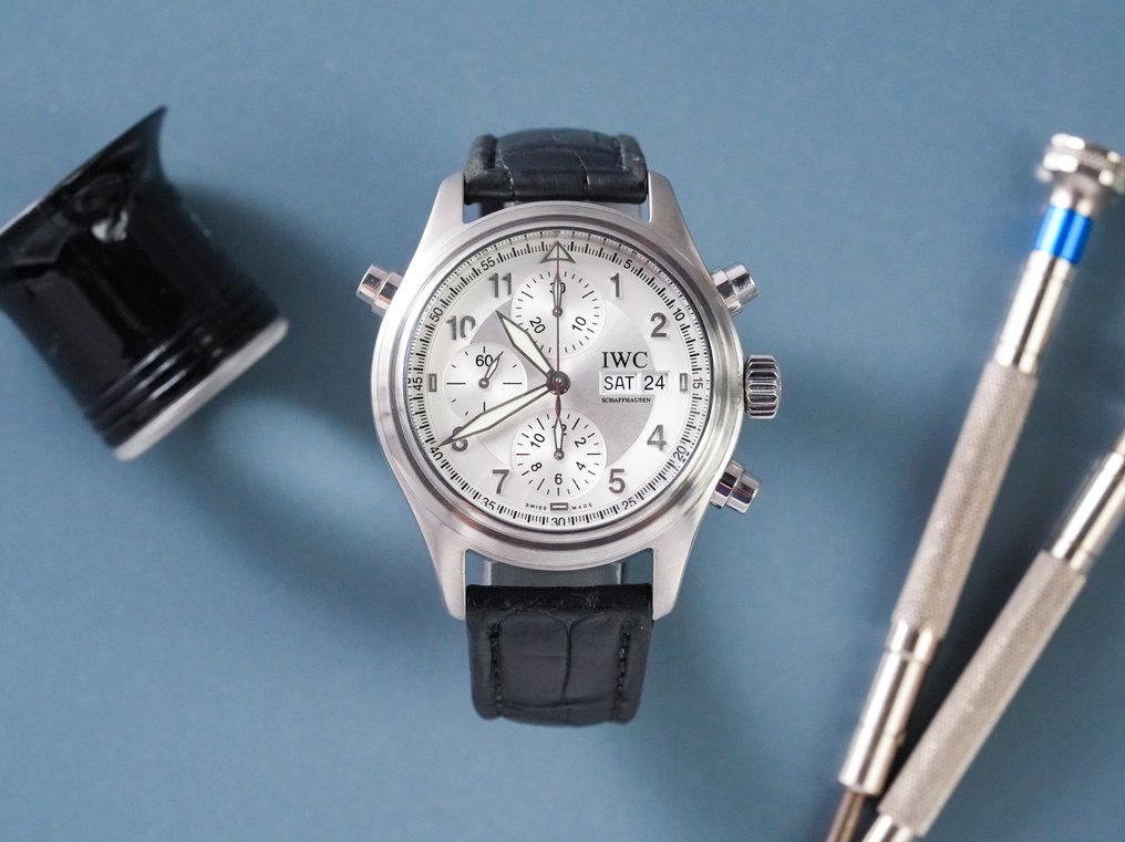 IWC Pilot Spitfire Double Chronograph IW371343 Men 2010 2020 auction online Catawiki
