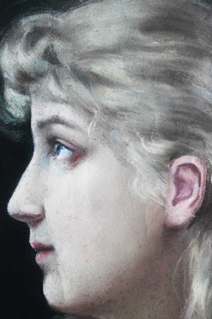 Vittorio Matteo Corcos (1859-1933), Κύκλος του/της - Ritratto di popolana #2.1