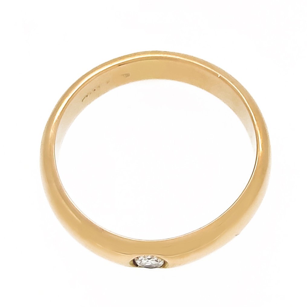 Ring - 18 karaat Geel goud -  0.05ct. tw. Diamant #2.1