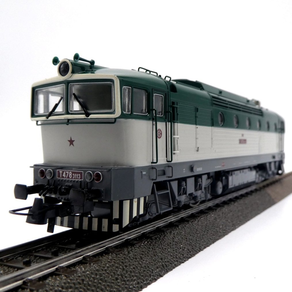 Roco H0 - 62925 - Diesellokomotive (1) - T478.3113 - Epoche IV - CSD #1.2