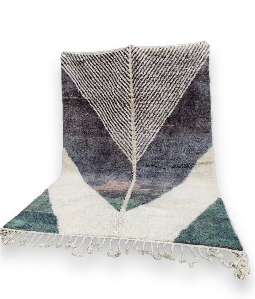 摩洛哥羊毛地毯 Beni Ouarain 现代 - 柏柏尔地毯 - 地毯 - 300 cm - 200 cm #1.2