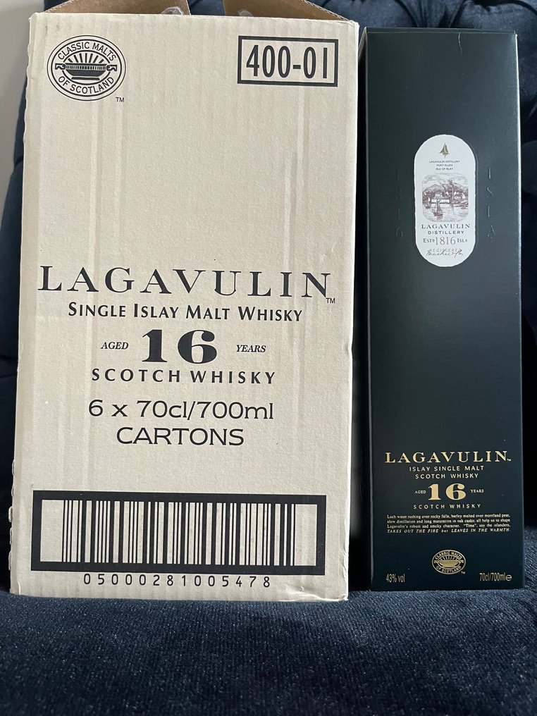 Lagavulin 16 years old - Original bottling  - 70cl - 6 üvegek #1.2