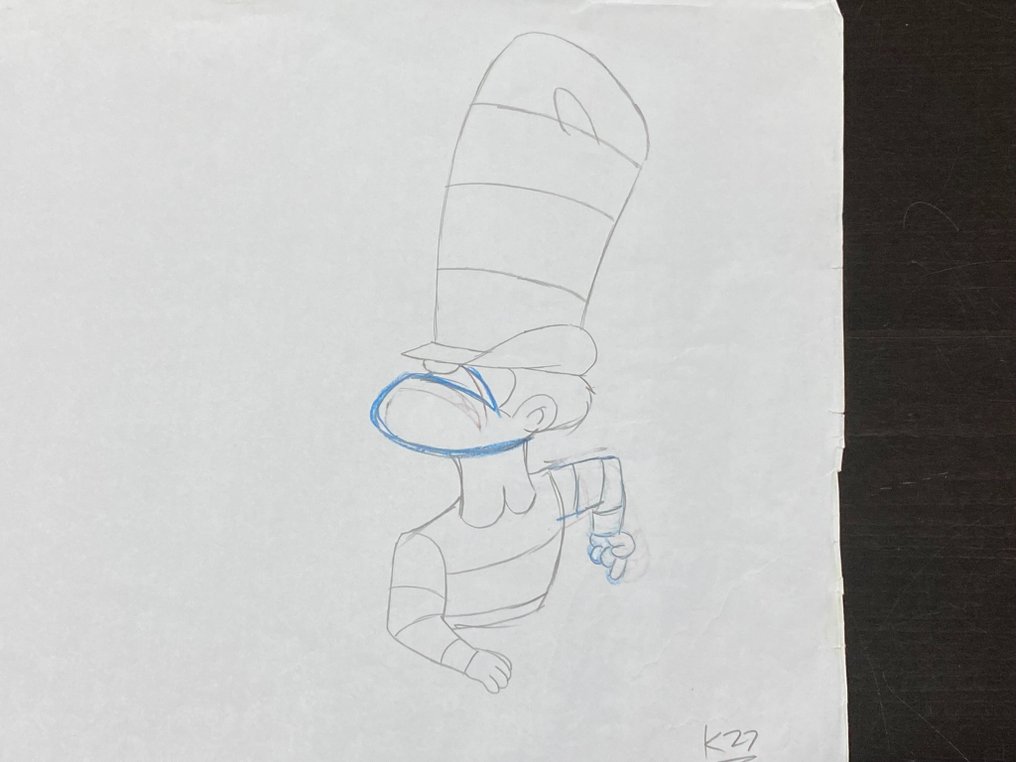 Looney Tunes (ca. 1980's) - 1 Alkuperäinen piirustus Rockysta - 43x28 cm (iso koko) #3.1