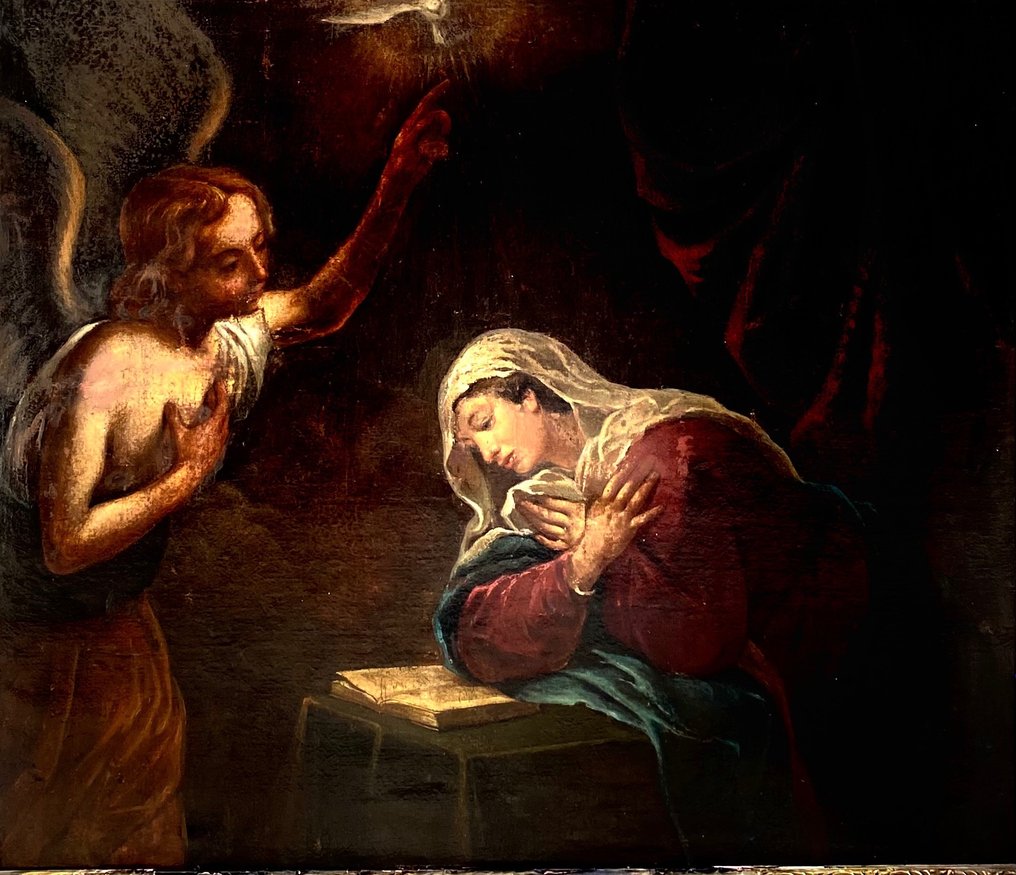 Scuola napoletana (XVII) - La Anunciación #1.1