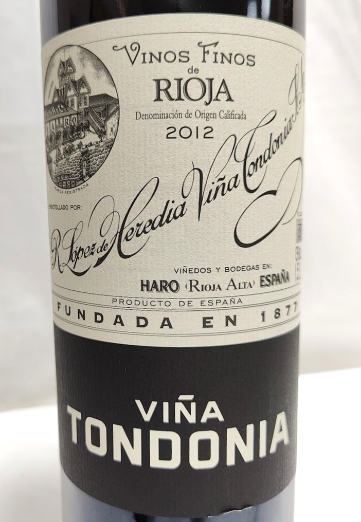 2012 R. Lopez de Heredia, Viña Tondonia - Ριόχα Reserva - 1 Magnum (1,5 L) #2.1