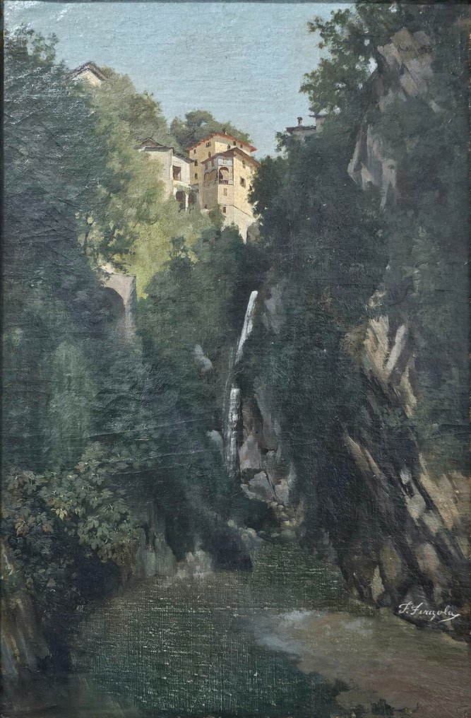 Francesco Fergola (1821 - 1894) - Villa nel verde #1.1