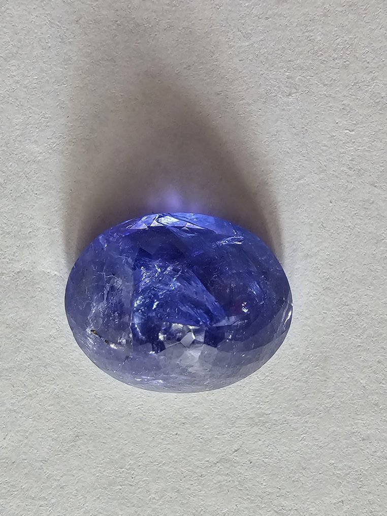 1 pcs  紫色, 藍色 坦桑石  - 10.46 ct - 國際寶石學院（International Gemological Institute (IGI)） #1.1