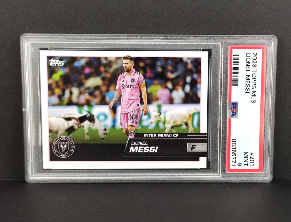 2023 Topps MLS Lionel Messi - GOAT - Special #201 - PSA 9 - 1 Graded card #1.0