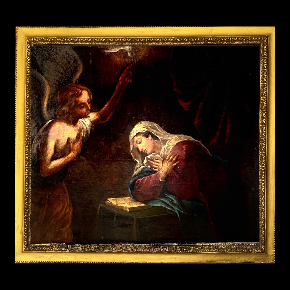 Scuola napoletana (XVII) - La Anunciación #1.2