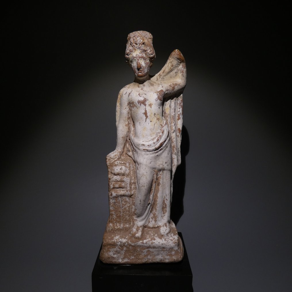 Αρχαία Ελληνική Terracotta Τανάγρα φιγούρα Αφροδίτης. 24,5 cm Υ. #1.1