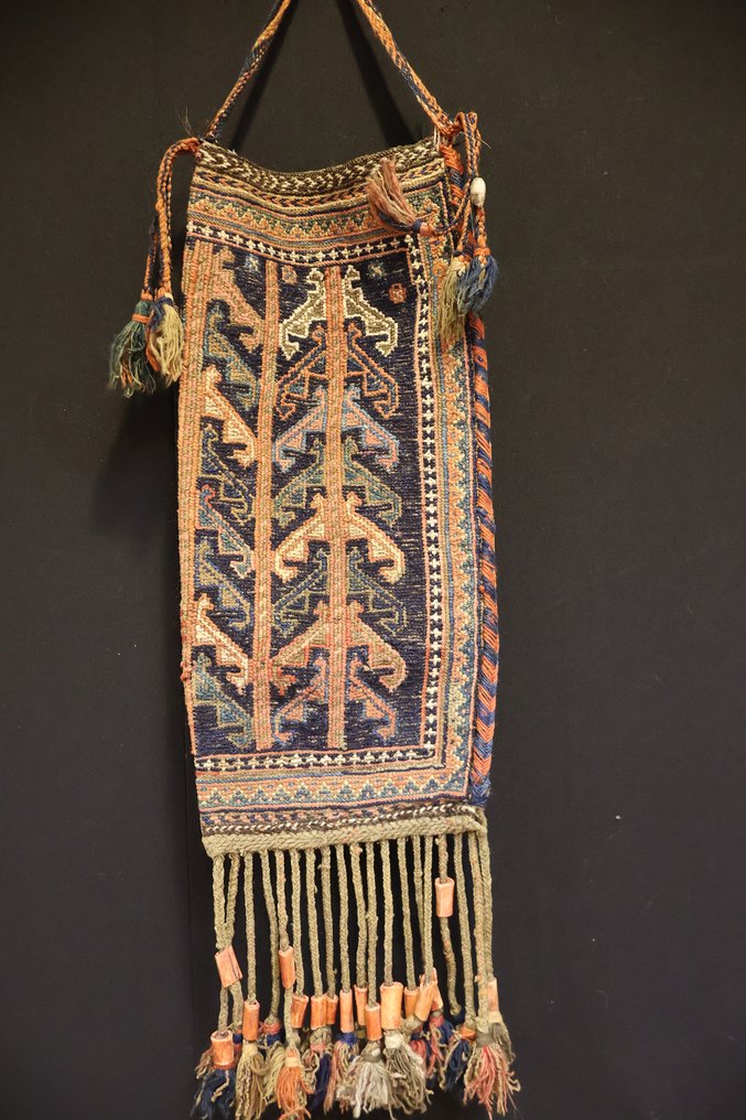 Antik Salz Tasche  Iran - Teppich - 55 cm - 25 cm #1.2