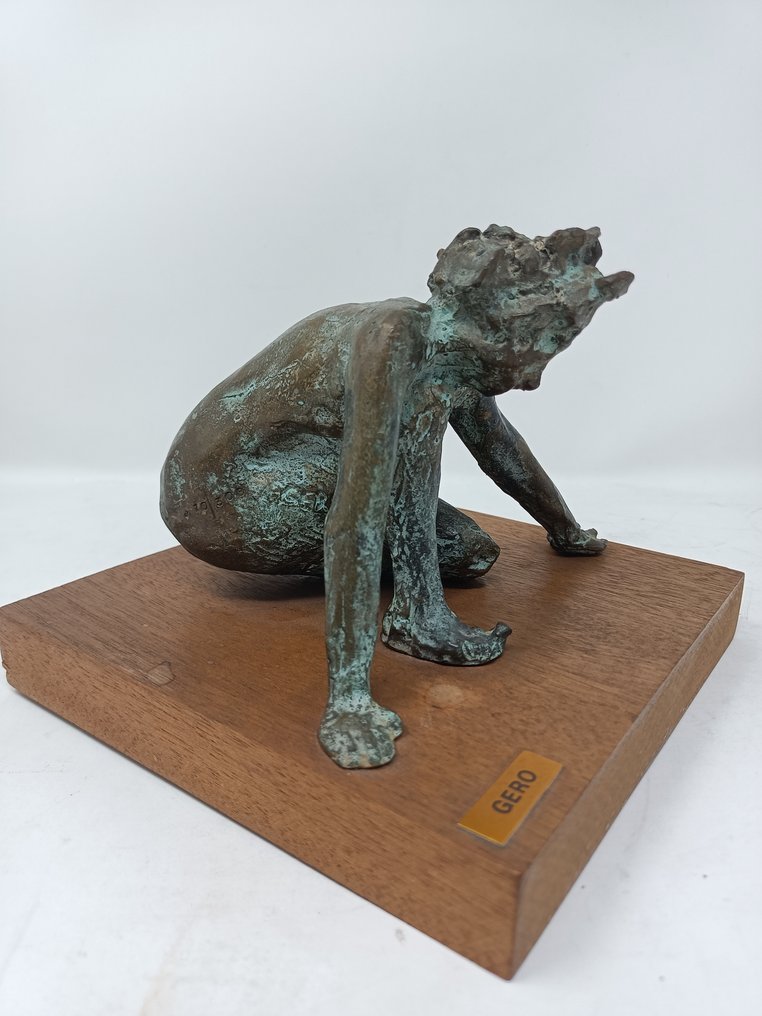 GERO - Sculpture, Scultura antropomorfa - 12 cm - Bronze #1.1
