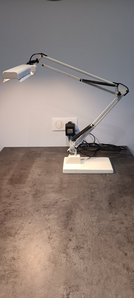 Ledu - ledu - Lampada da scrivania - lampada da architetto - Metallo bianco #1.1