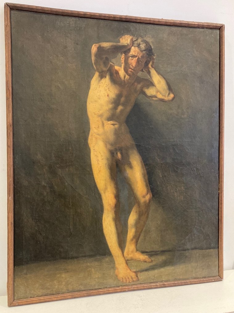 Escuela Francesa (XIX) - Desnudo masculino #2.1