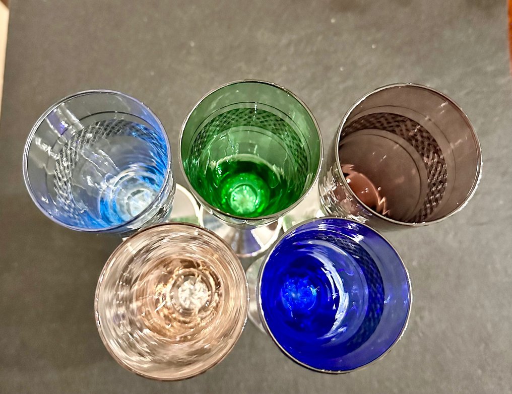Murano - Zestaw szklanek (5) - Kryształ #2.1