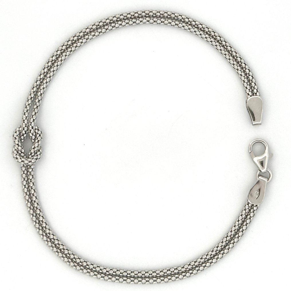 Handmade - Bracelet - 4.2 g - 18 kt. White gold #1.0