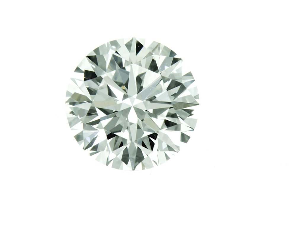 1 pcs Diamant  (Natuurlijk)  - 1.00 ct - Rond - F - VS1 - Gemological Institute of America (GIA) #1.1