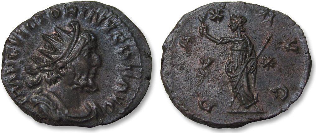 Impero romano. Vittorino (269-271 d.C.). Antoninianus Treveri (Trier) or Cologne mint 269-271 A.D. - exceptionally well struck - #3.1