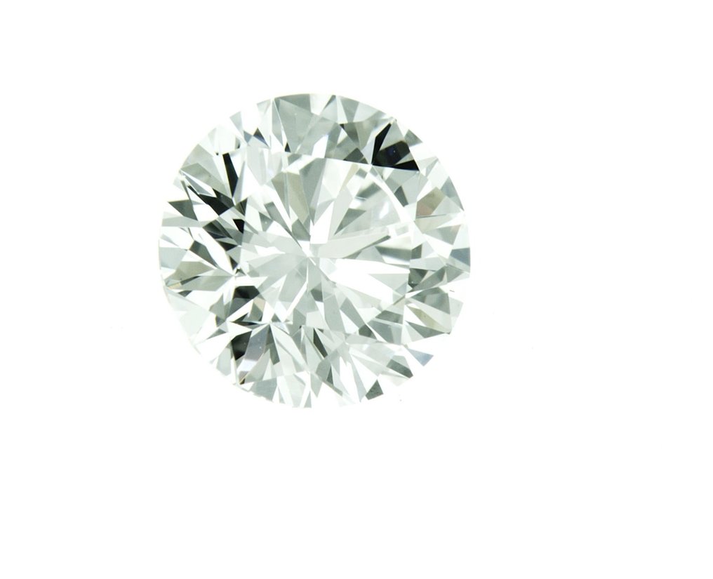 1 pcs Diamante  (Naturale)  - 1.00 ct - Rotondo - F - VS1 - Gemological Institute of America (GIA) #2.1
