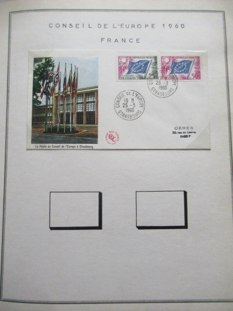Europa 1956/1964 - Fantastisk samling av 1:a dagar och frimärken #1.2