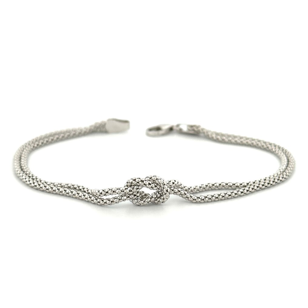 Handmade - Bracelet - 4.2 g - 18 kt. White gold #1.0