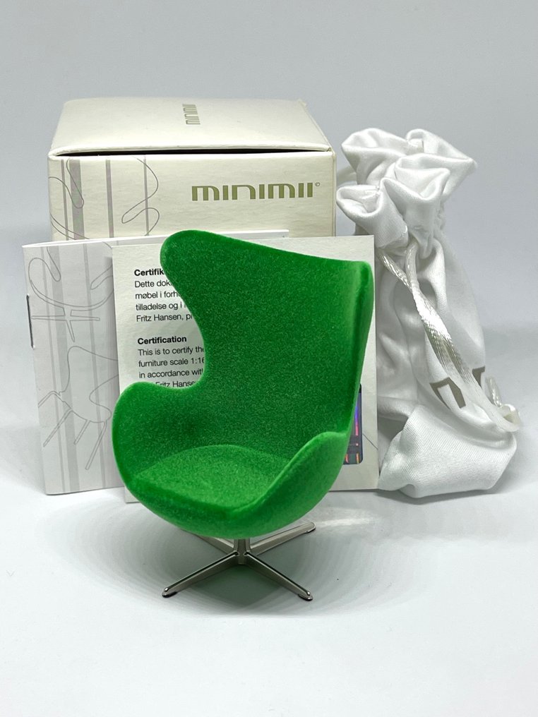 Minimii Arne Jacobsen Chair Miniature egg chair Steel Polyuterine auction online Catawiki