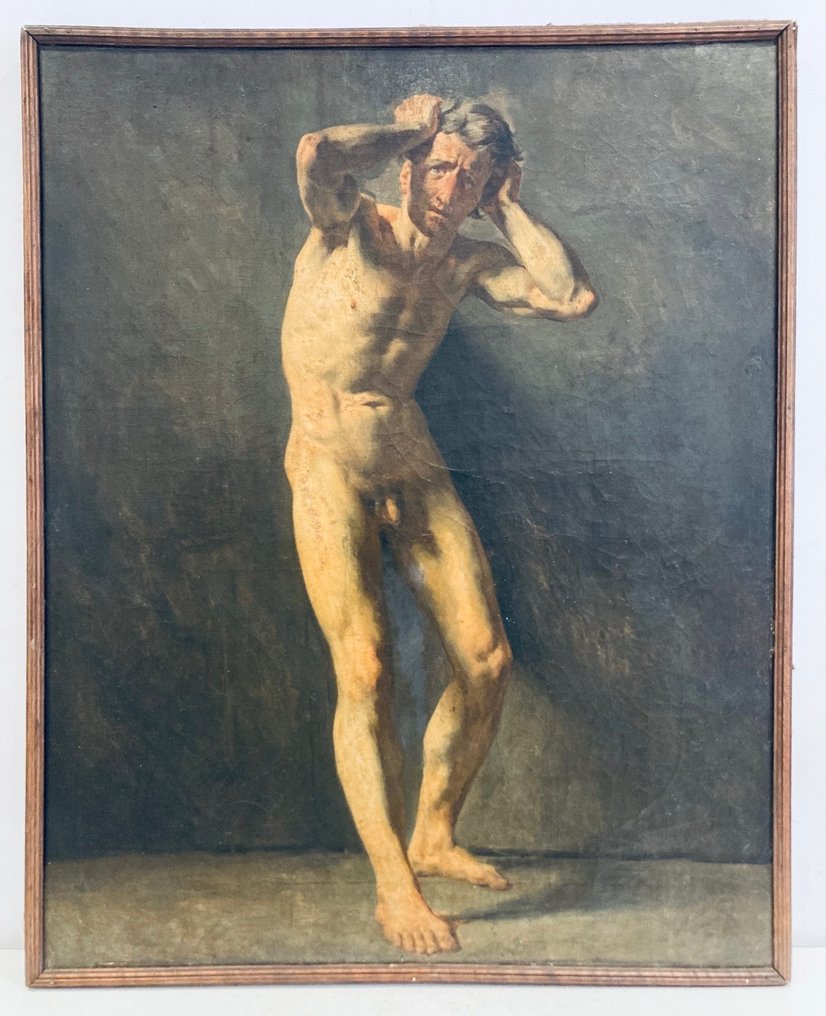 Escuela Francesa (XIX) - Desnudo masculino #1.2
