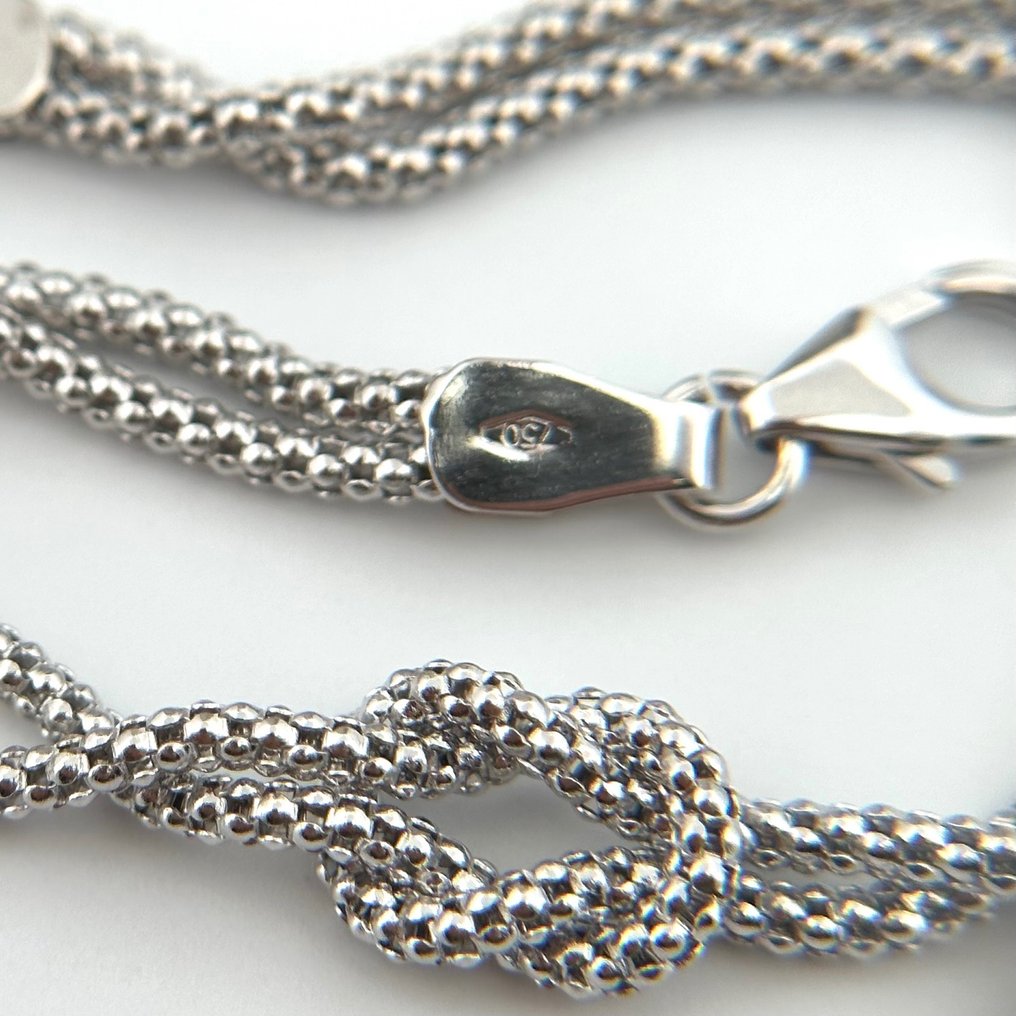 Handmade - Bracelet - 4.2 g - 18 kt. White gold #4.3