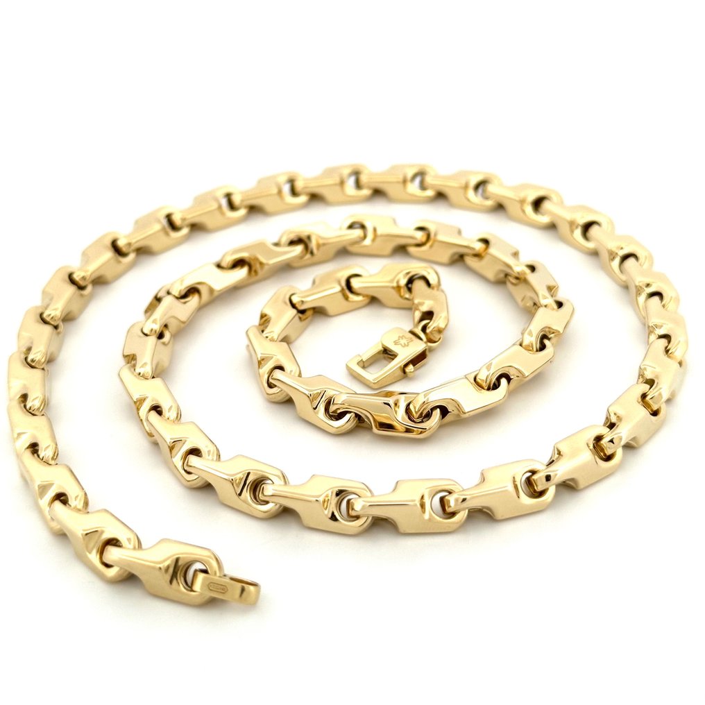 Handmade - Κολιέ - 50.7 g - 18 καράτια Κίτρινο χρυσό - Catena Maistrello #4.3