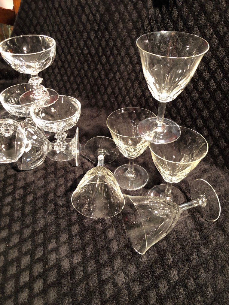 Cristal d'Arques - Drinkset (10) - Appellatie Rambouillet - Kristal - 5x champagnewijnglazen #1.2