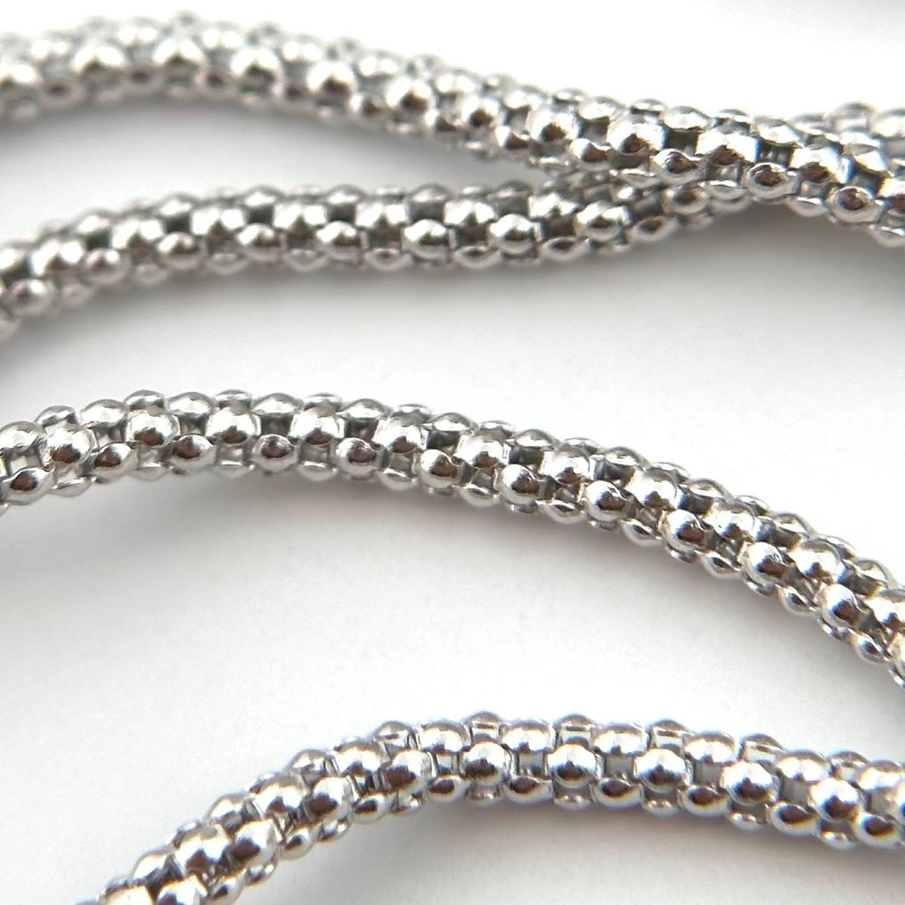 Handmade - Bracelet - 4.2 g - 18 kt. White gold #3.2