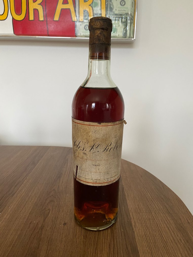 1950 Clos Saint Robert, Graves Superieur - Bordeaux - 1 Pullo (0.75L) #1.0