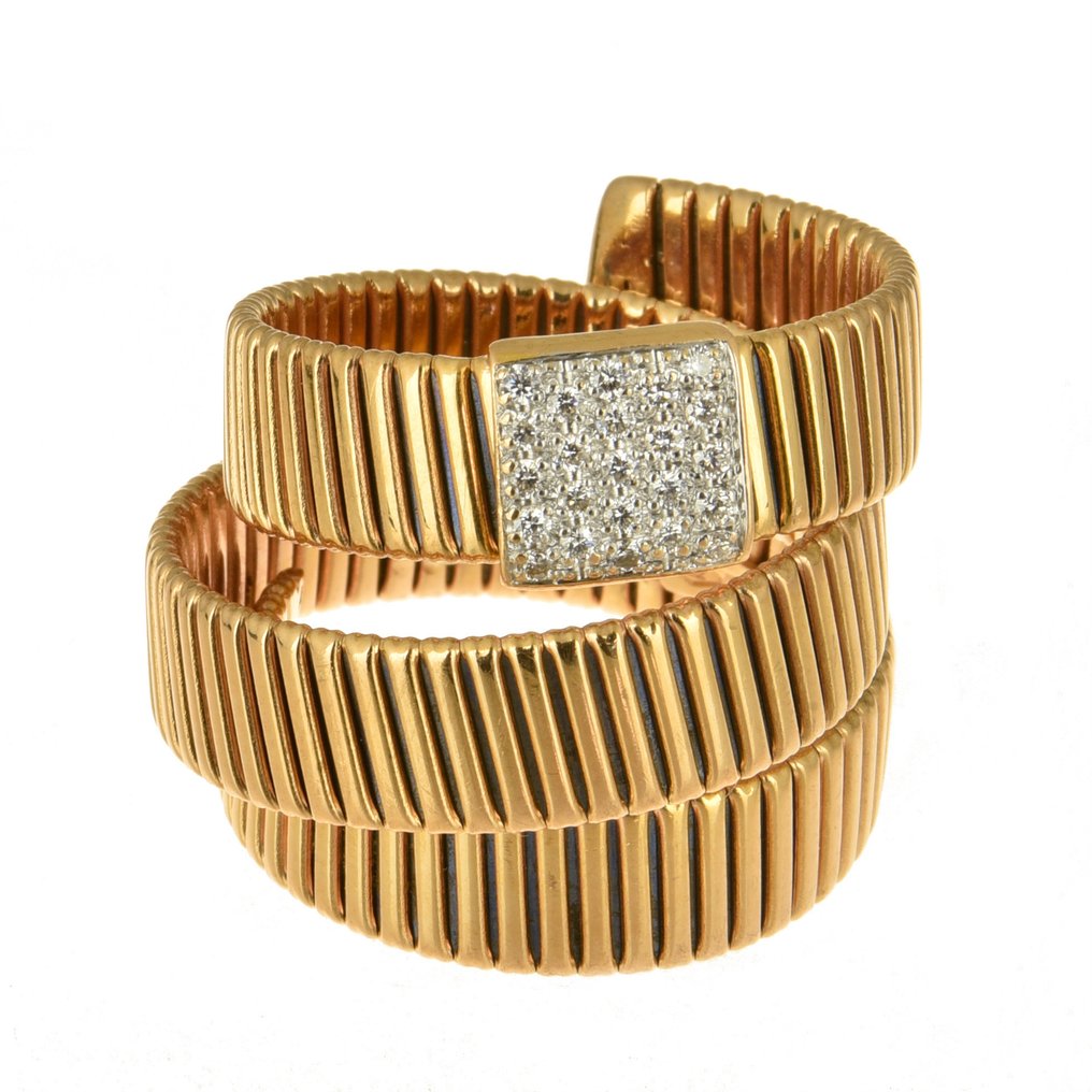 Other brand - Ring - 18 karaat Geel goud Diamant - Rabat #1.1