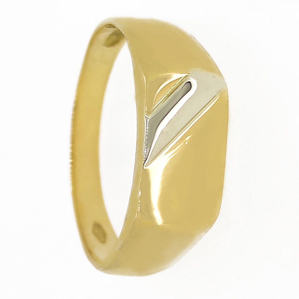 Ring - 18 kt. White gold, Yellow gold #1.2