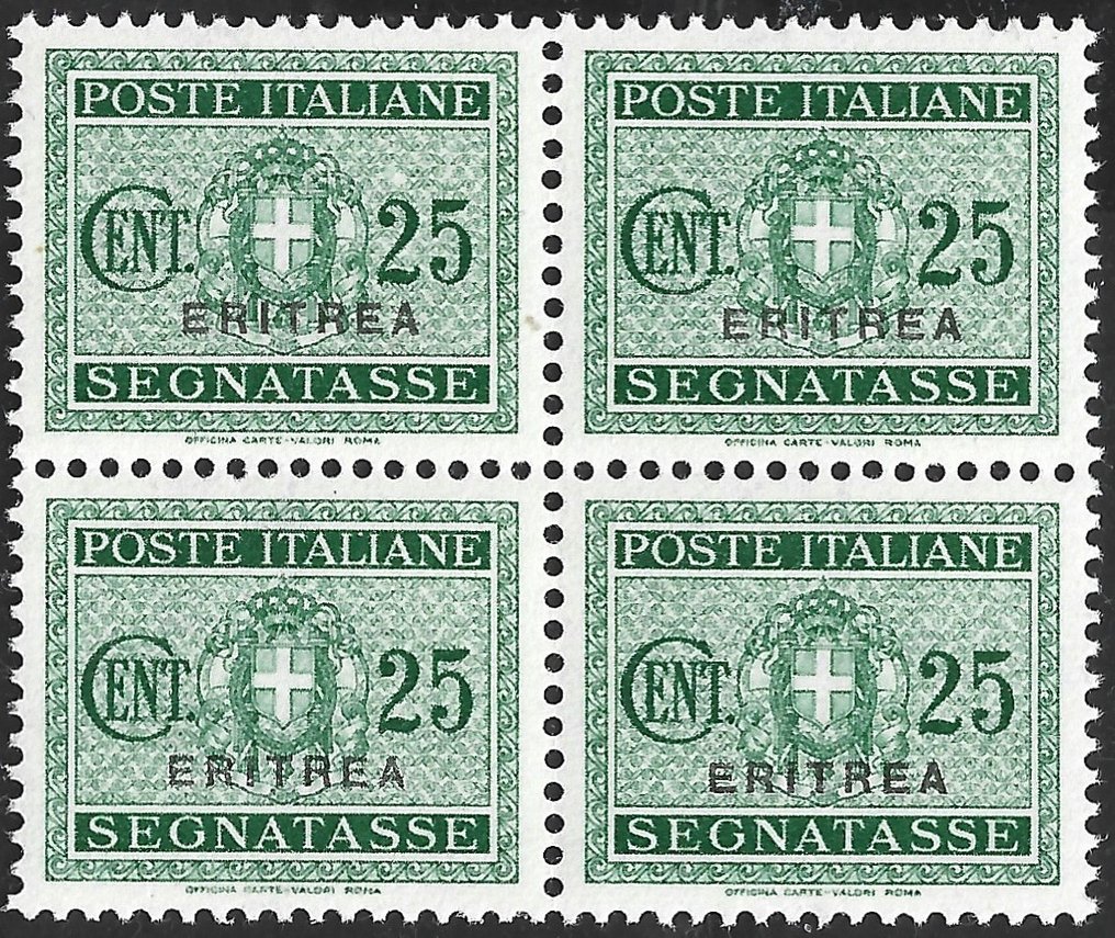 Italian Eritrea 1934 - Segnatasse MNH - Sassone 26-36 #4.3