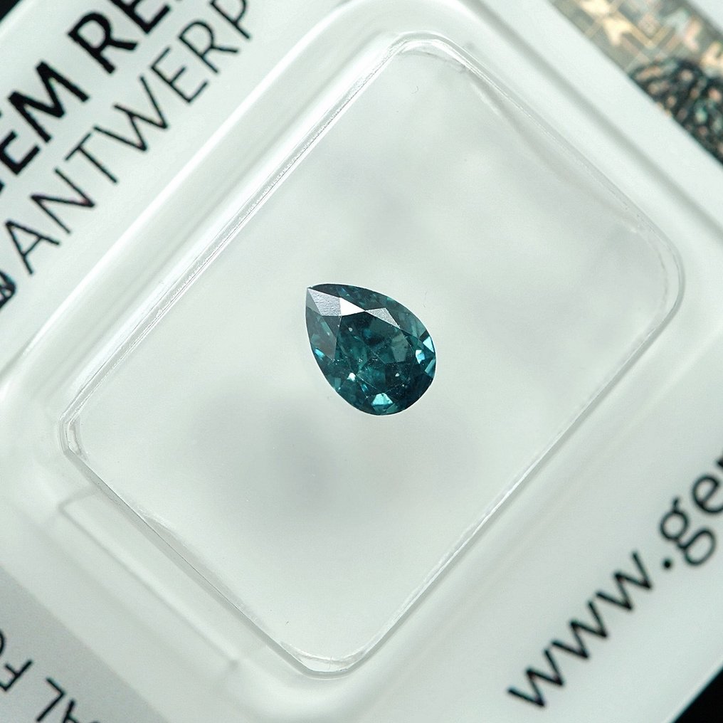 1 pcs Diamond (Colour-treated) - 0.60 ct - I1 - Gem Report Antwerp (GRA) #1.0