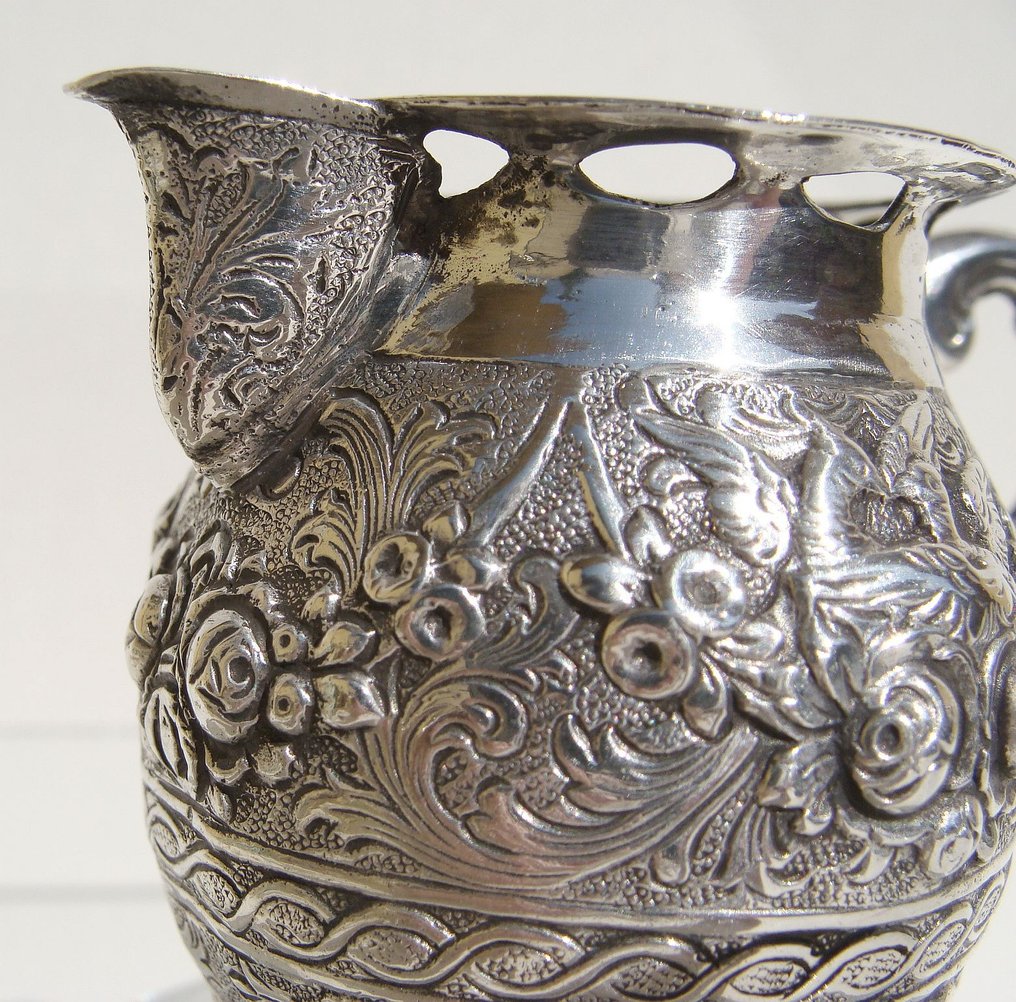 Ornate Silver Pitcher - Milk jug - Germany 1900 #3.1