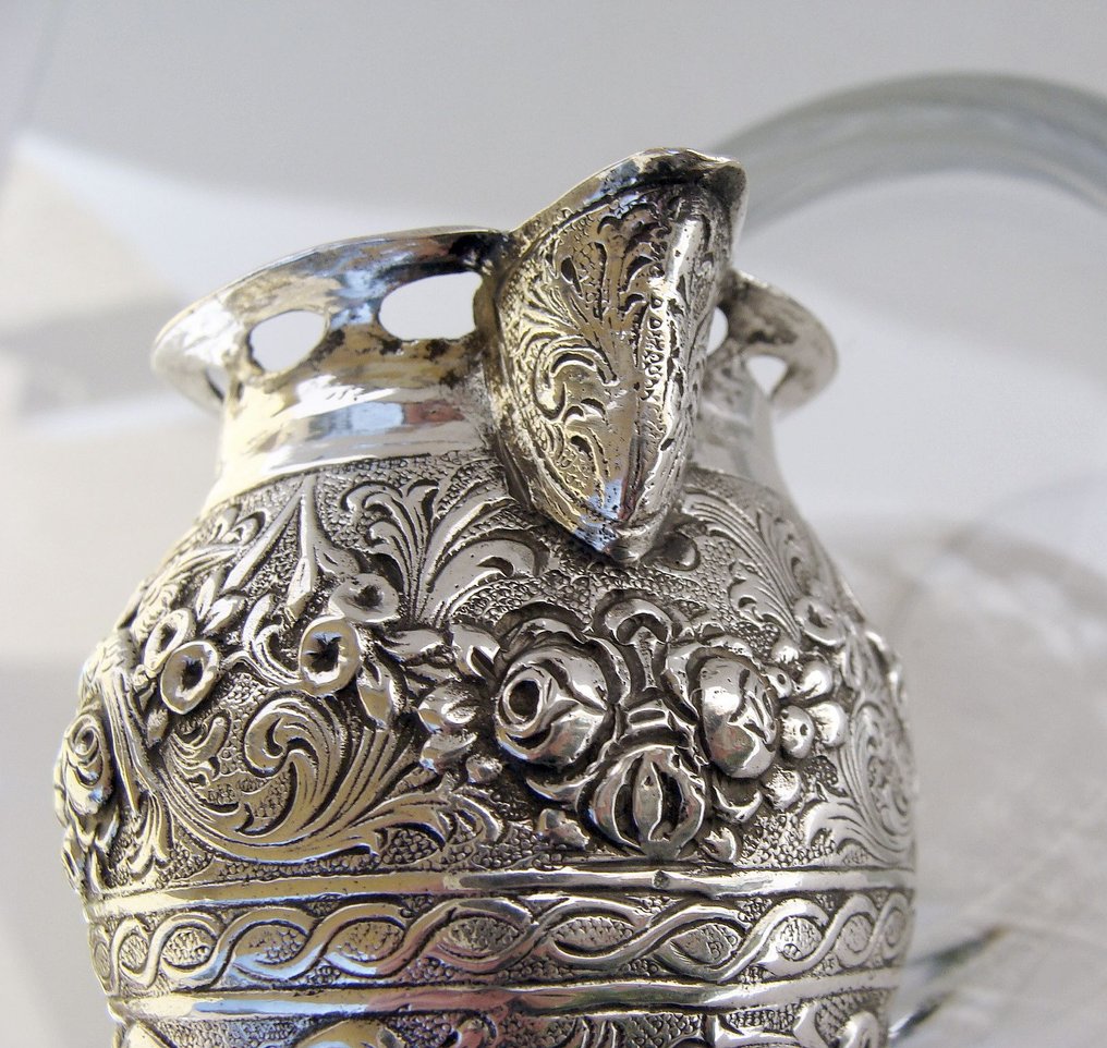 Ornate Silver Pitcher - Lattiera - Germania 1900 #1.2